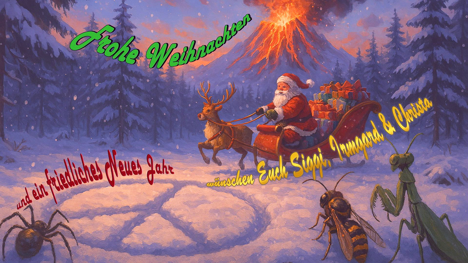 Weihnachtskarte deutsch